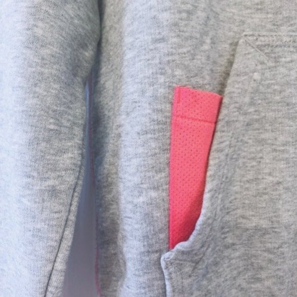 LIKE NEW Puma Hoodie Sweater Grey Hoodie Pink - Picture 3 of 5